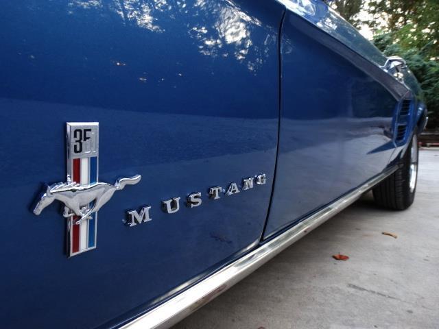 1967 Blue Ford MUSTANG CONVERTIBLE