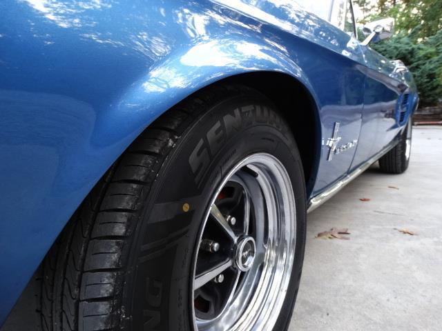 1967 Blue Ford MUSTANG CONVERTIBLE