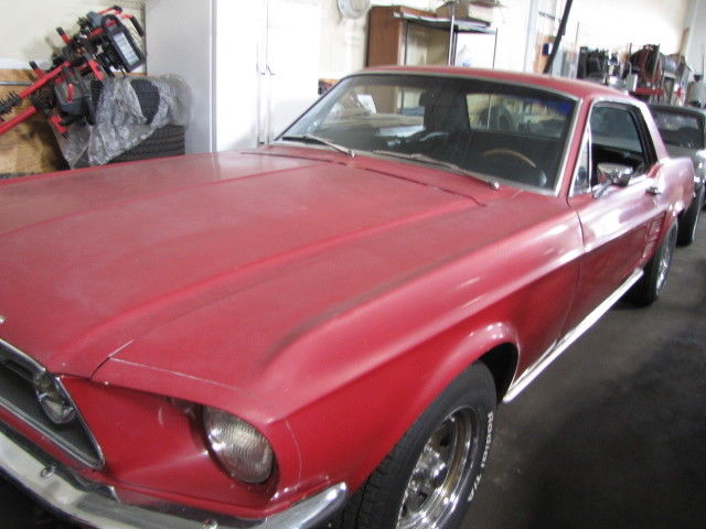 1967 Red Ford Mustang Coupe