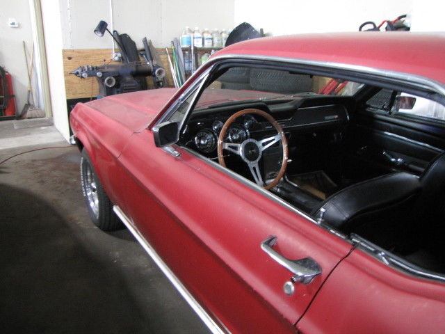 1967 Red Ford Mustang Coupe