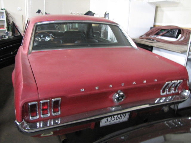 1967 Red Ford Mustang Coupe