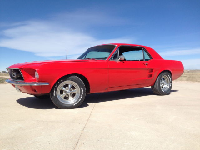 1967 Red Ford Mustang Coupe