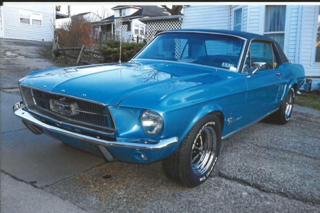 1967 Clearwater Aqua Ford Mustang Coupe