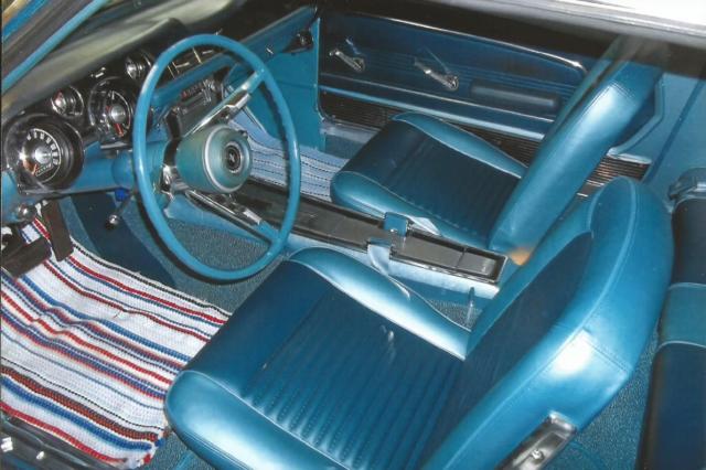 1967 Clearwater Aqua Ford Mustang Coupe