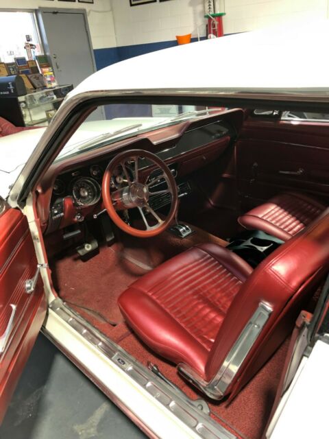 1967 White Ford Mustang Coupe