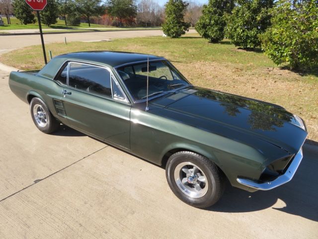 1967 Green Ford Mustang Coupe