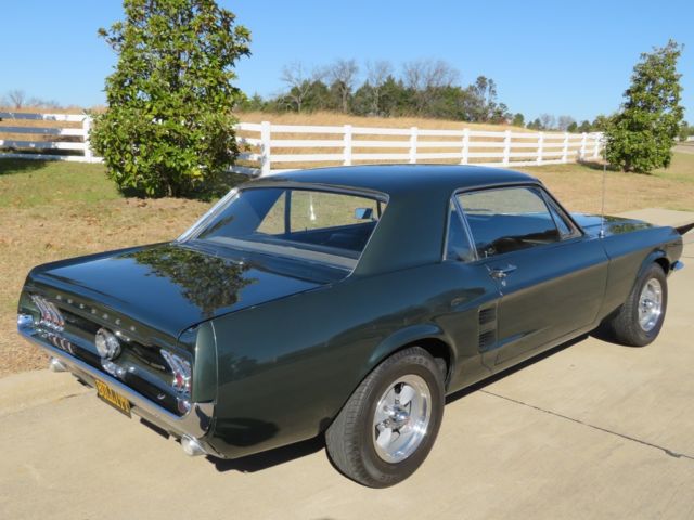 1967 Green Ford Mustang Coupe