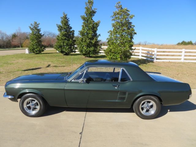 1967 Green Ford Mustang Coupe