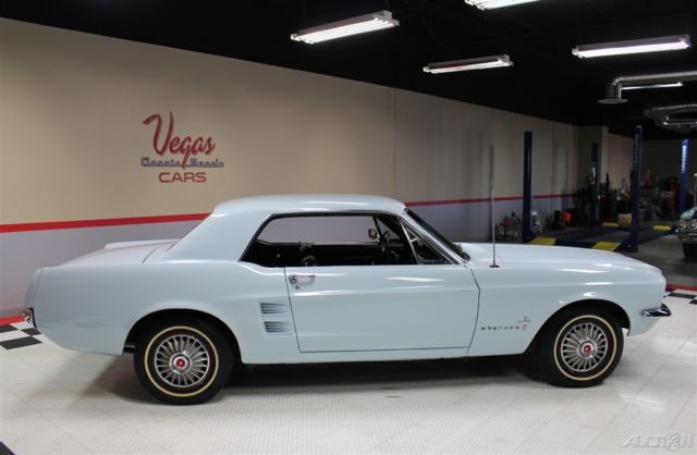 1967 Blue Ford Mustang Coupe