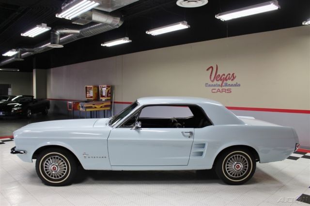 1967 Blue Ford Mustang Coupe