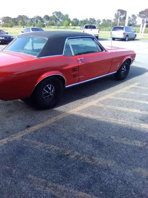 1967 Red Ford Mustang Coupe