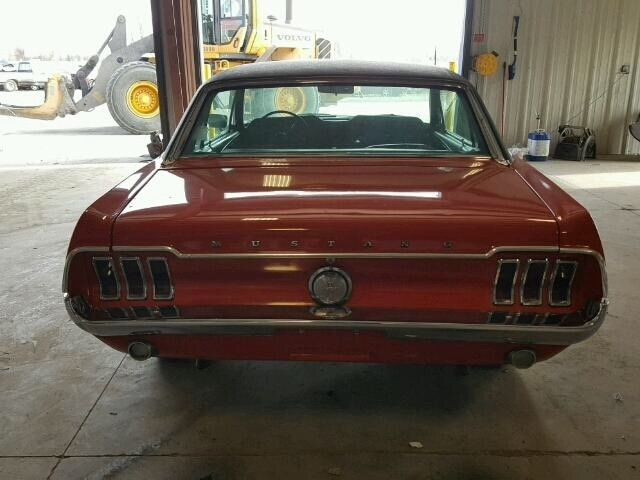 1967 Red Ford Mustang Coupe