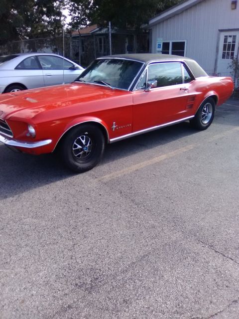 1967 Red Ford Mustang Coupe