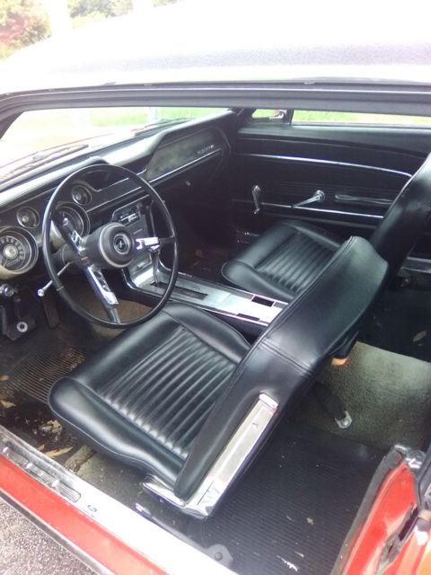 1967 Red Ford Mustang Coupe