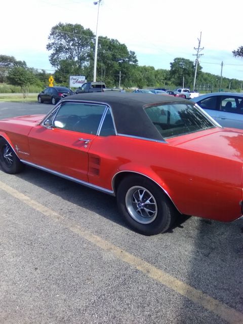1967 Red Ford Mustang Coupe