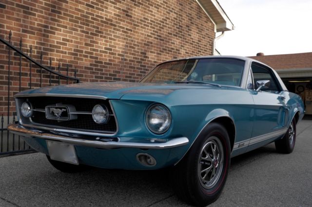 1967 Blue Ford Mustang Coupe