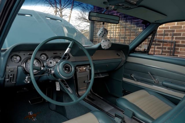 1967 Blue Ford Mustang Coupe