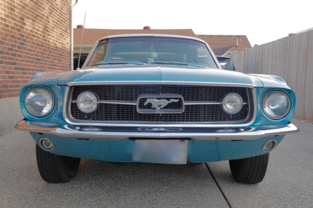 1967 Blue Ford Mustang Coupe