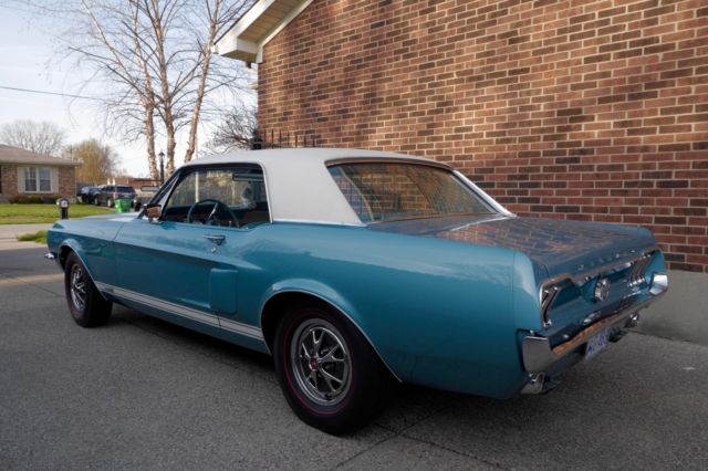 1967 Blue Ford Mustang Coupe