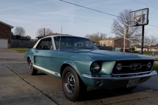 1967 Blue Ford Mustang Coupe