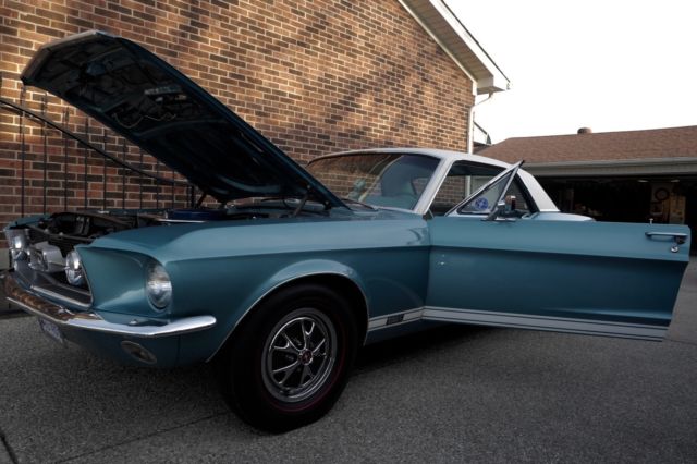 1967 Blue Ford Mustang Coupe