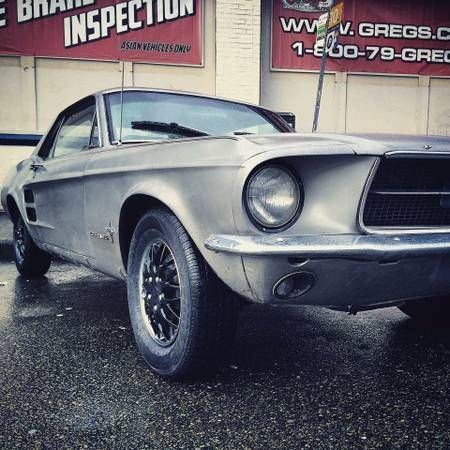 1967 Gray Ford Mustang Coupe