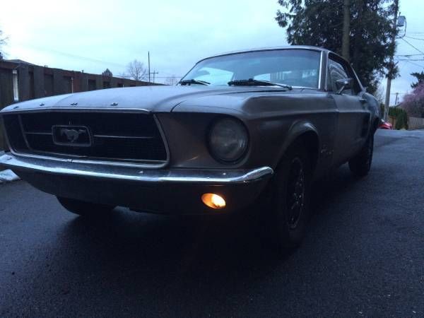 1967 Gray Ford Mustang Coupe
