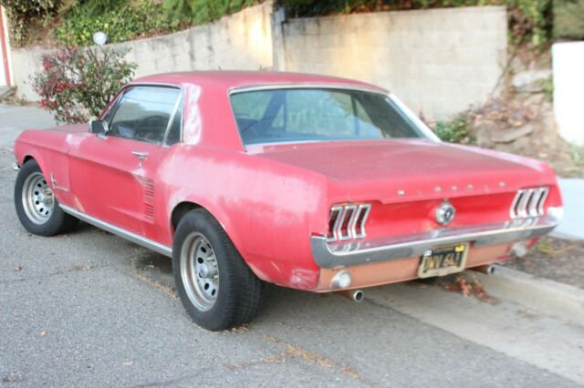 1967 Red Ford Mustang Coupe