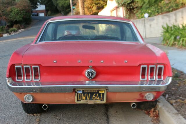 1967 Red Ford Mustang Coupe