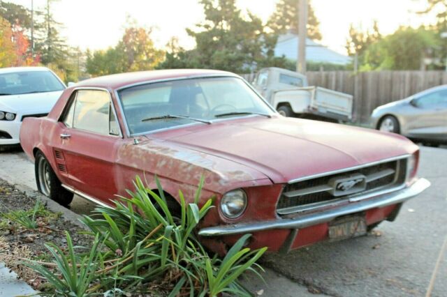 1967 Red Ford Mustang Coupe