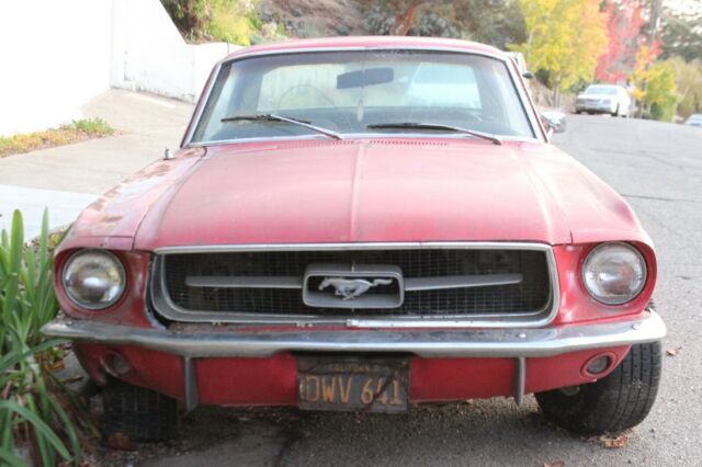 1967 Red Ford Mustang Coupe