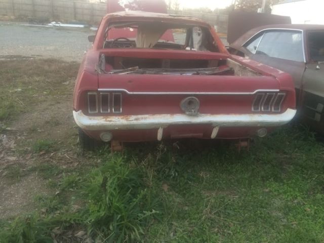 1967 Red Ford Mustang