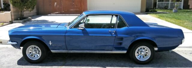 1967 Blue Ford Mustang Coupe