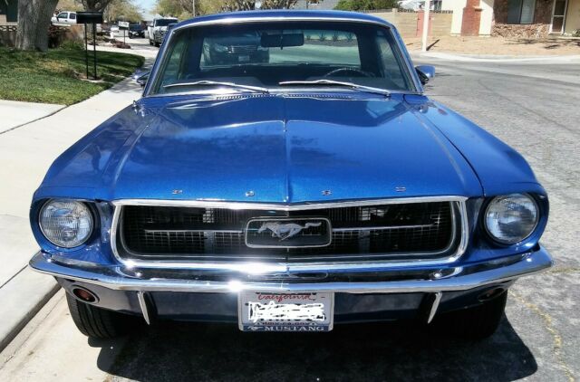 1967 Blue Ford Mustang Coupe