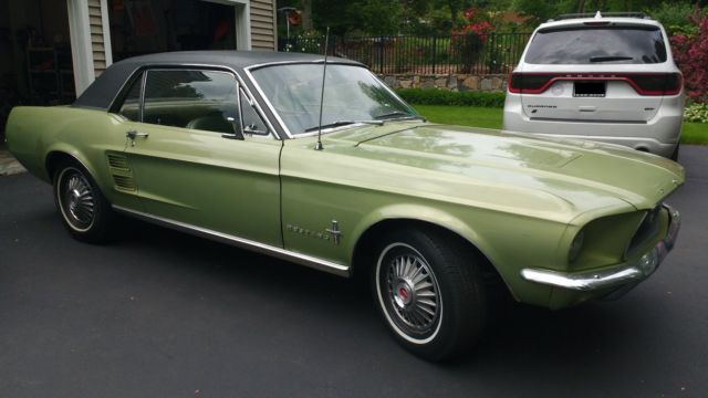 1967 black Ford Mustang coupe