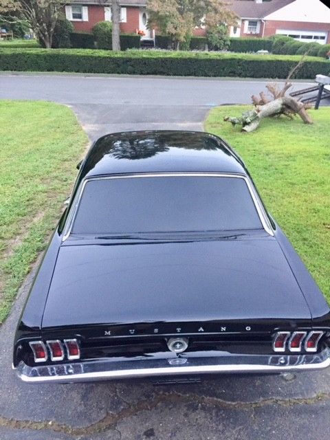 1967 black Ford Mustang coupe