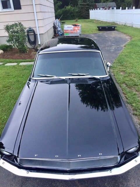 1967 black Ford Mustang coupe