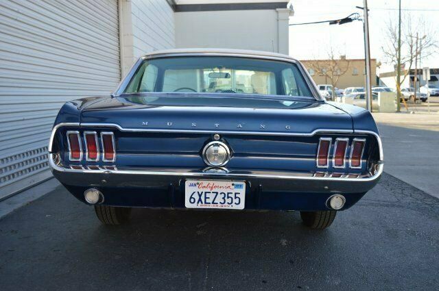 1967 Blue Ford Mustang --