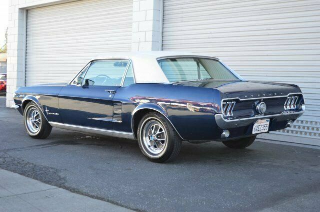 1967 Blue Ford Mustang --