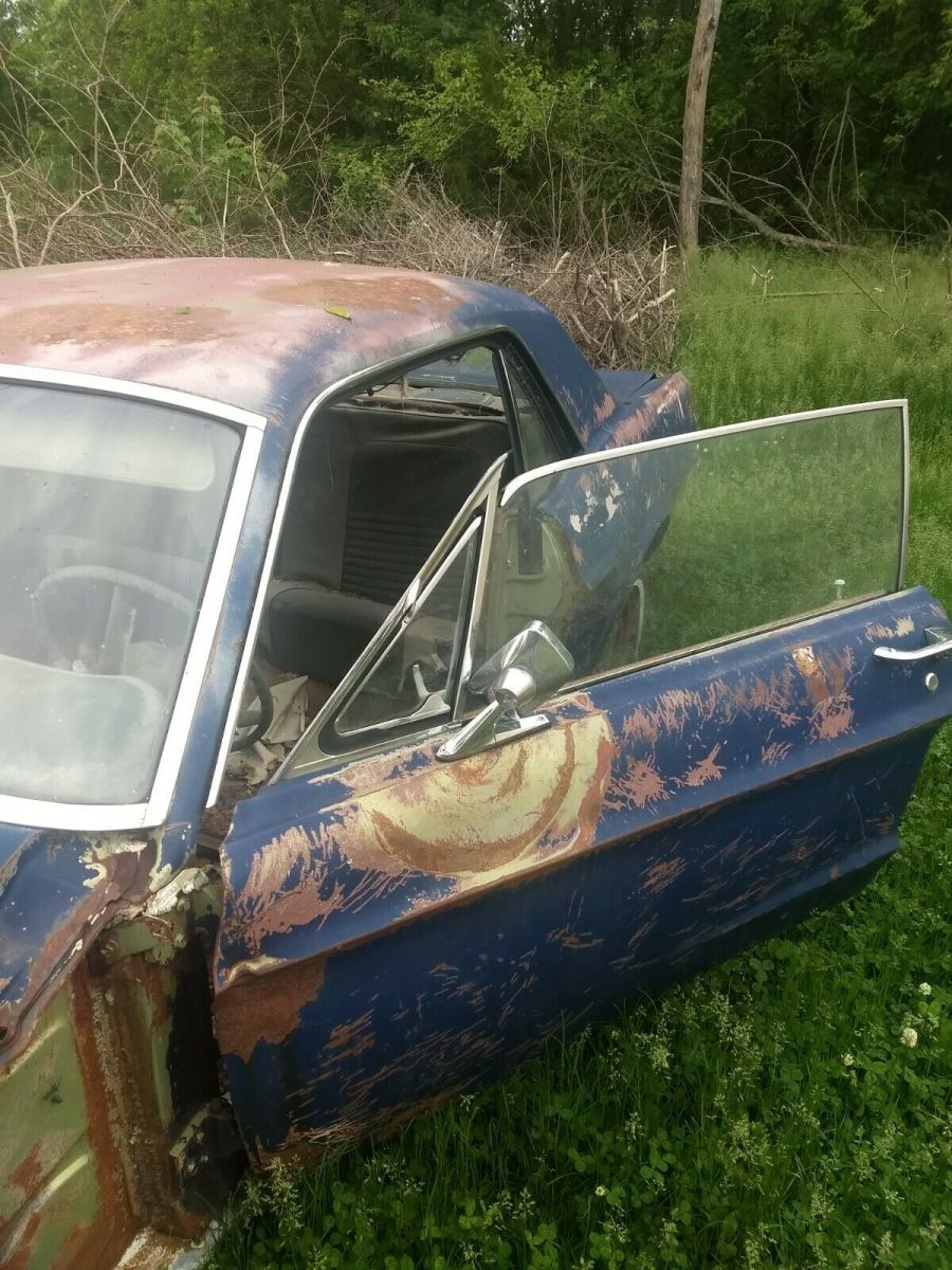 1967 Blue Ford Mustang Coupe