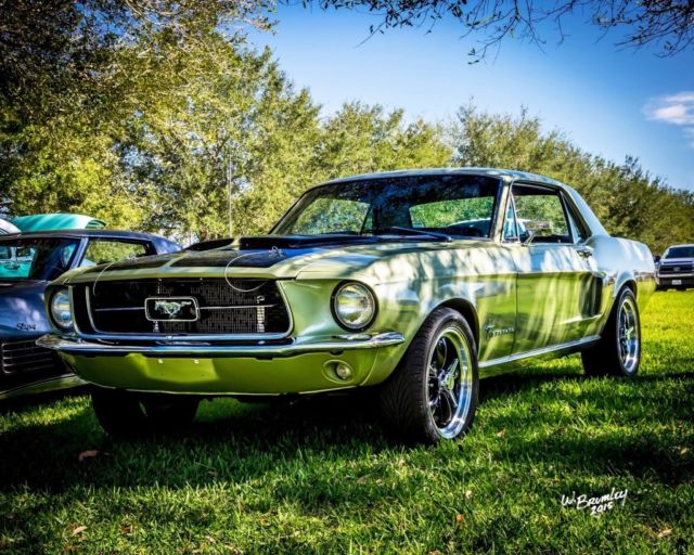 1967 Green Ford Mustang Coupe