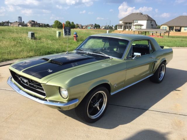 1967 Green Ford Mustang Coupe
