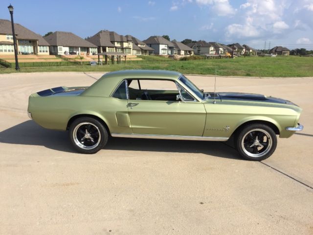 1967 Green Ford Mustang Coupe