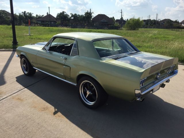 1967 Green Ford Mustang Coupe