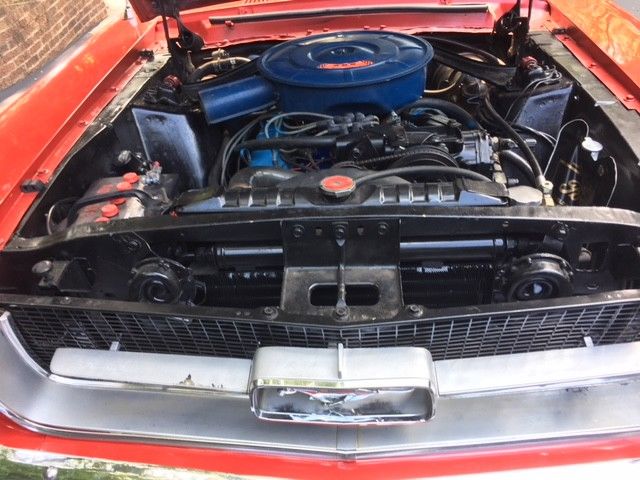 1967 Red Ford Mustang