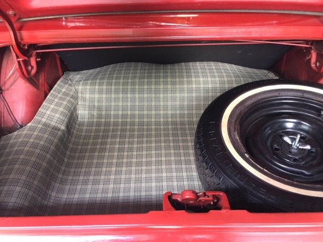 1967 Red Ford Mustang