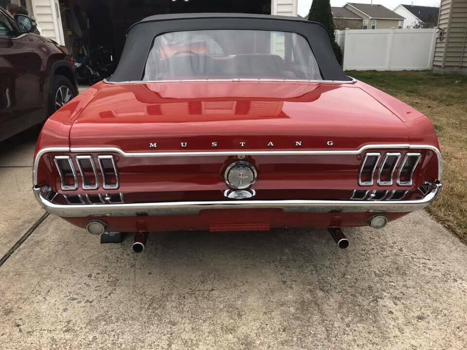 1967 Red Ford Mustang Convertible