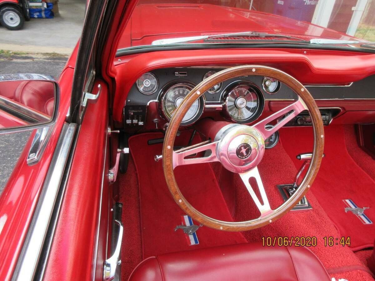 1967 Red Ford Mustang Convertible