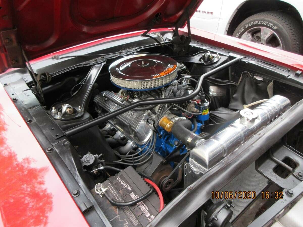 1967 Red Ford Mustang Convertible