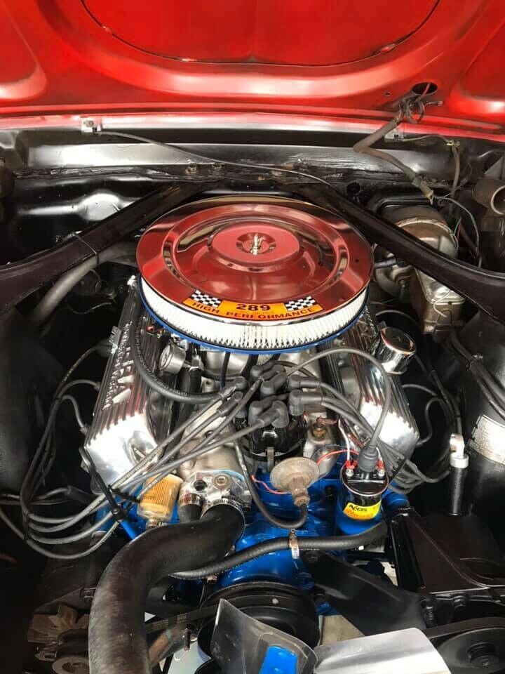 1967 Red Ford Mustang Convertible